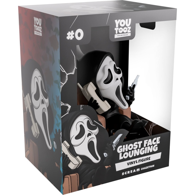 Ghost Face Lounging Youtooz Scream Collection - Approx. 4.1" Collectible Vinyl Figure #0 with Window Display Box