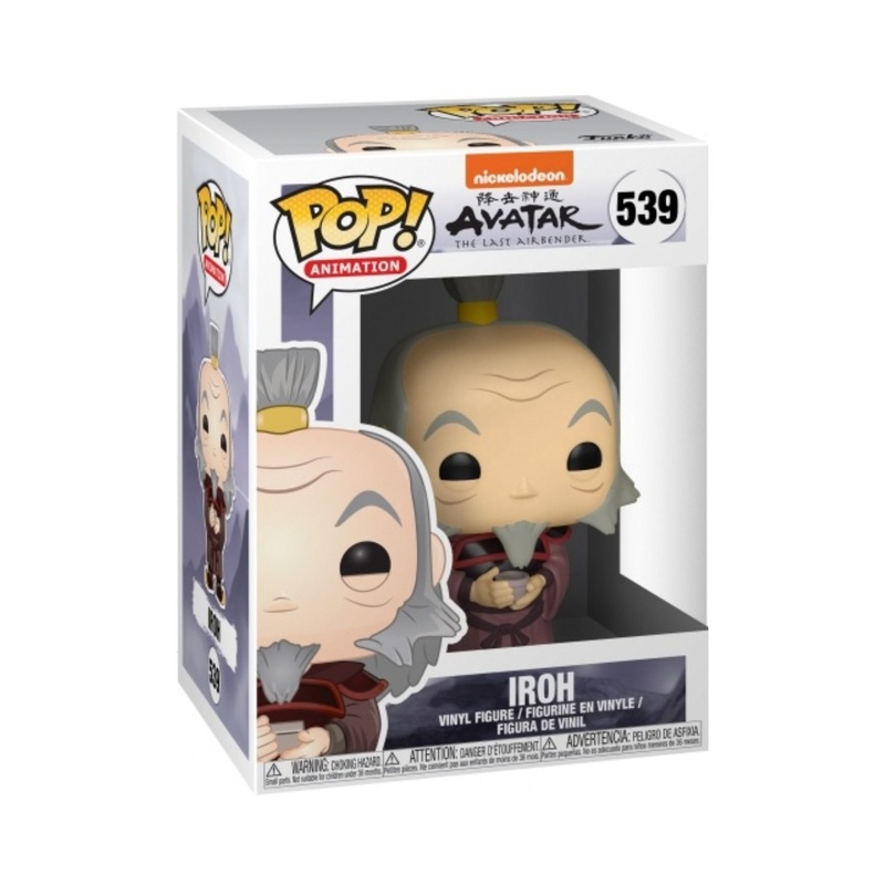 Iroh with Tea Funko Pop! Animation: Nickelodeon Avatar The Last Airbender - Approx. 3 3/4" Collectible Vinyl Figure #539 with Display Box Protector Case