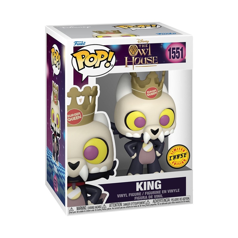 King Funko Pop! Disney The Owl House - Approx. 3 3/4" Collectible Chase Vinyl Figure #1551 with Display Box Protector Case