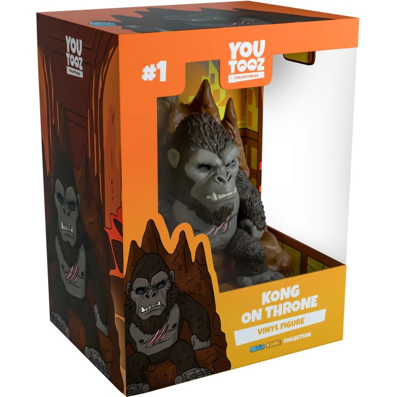 Kong on Throne Youtooz Godzilla Vs. Kong Collection - Approx. 4.1" Collectible Vinyl Figure #1 with Window Display Box (PRE-SALE)