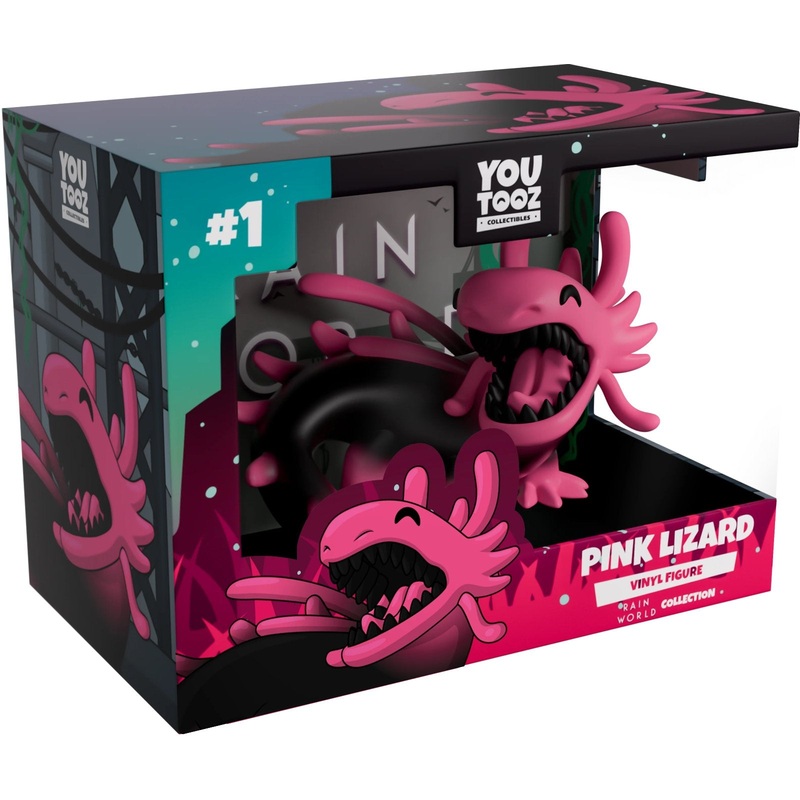 Pink Lizard Youtooz Rain World Collection - Approx. 3" Collectible Vinyl Figure #1 with Window Display Box (PRE-ORDER)