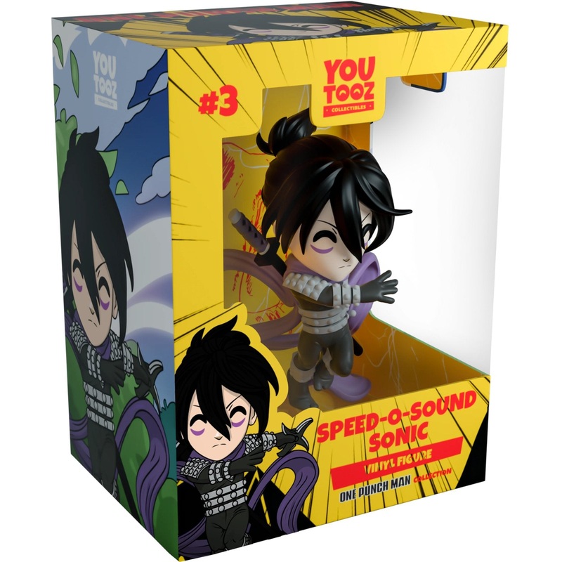 Speed-O-Sound Sonic Youtooz One Punch Man Collection - Approx. 4.3" Collectible Vinyl Figure #3 with Window Display Box (PRE-SALE)
