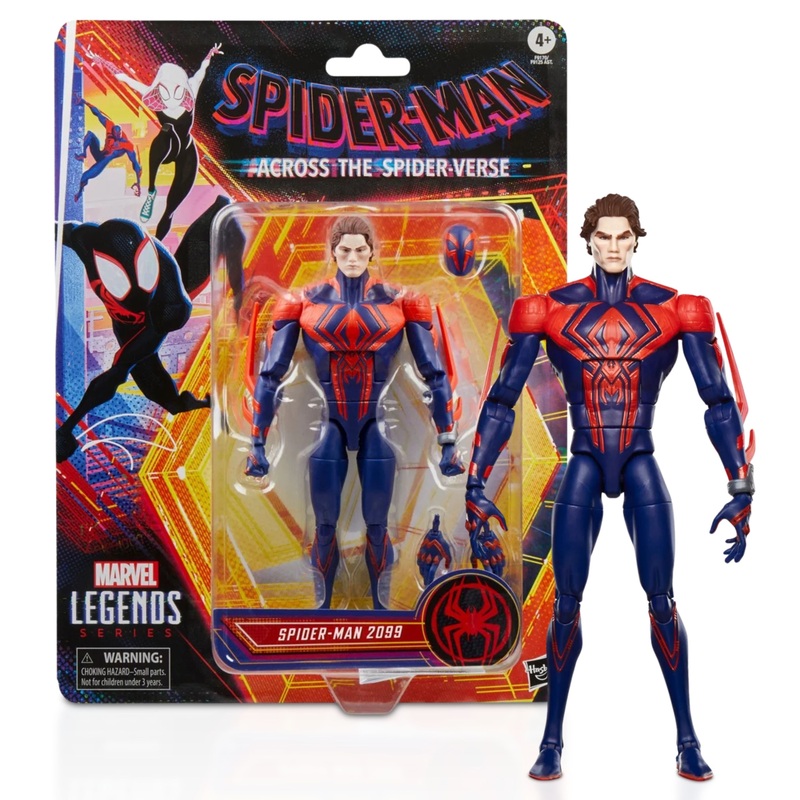 Spider-Man 2099 Marvel Legends Series Spider-Man Across The Spider-Verse Collectible 6-Inch Action Figure