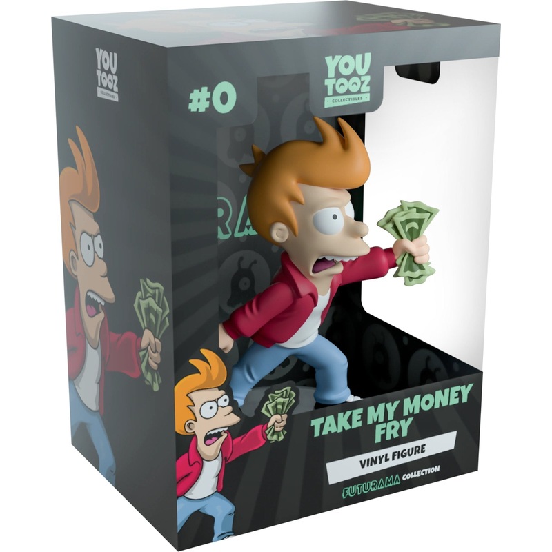Take My Money Fry Youtooz Futurama Collection - Approx. 5.2" Collectible Vinyl Figure #0 with Window Display Box (PRE-SALE)