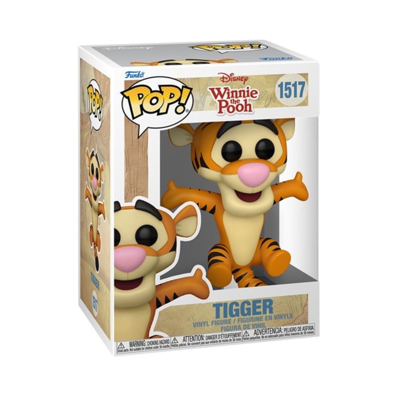 Tigger Funko Pop! Disney Winnie The Pooh - Approx. 4 1/2" Collectible Vinyl Figure #1517 with Display Box Protector Case