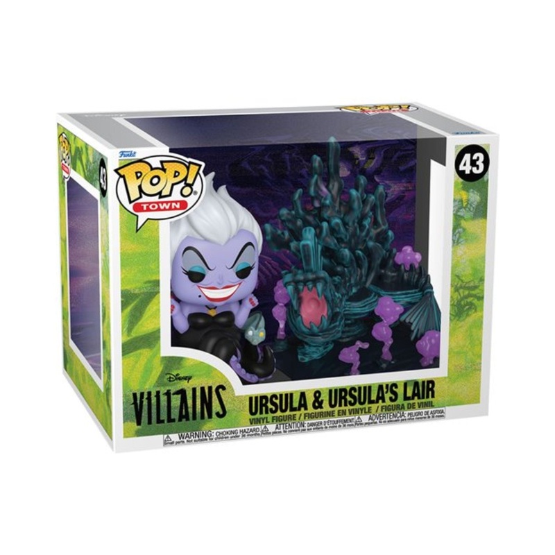 Ursula and Ursula's Lair #43 Funko Pop! Town Disney Villains - Approx. 4 3/4" Collectible Vinyl Figure