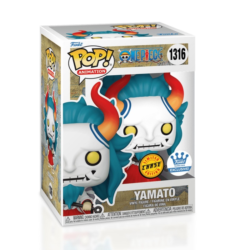Yamato #1316 Funko Pop! Animation One Piece - Approx. 4.7" Collectible Exclusive Chase Limited Vinyl Figure