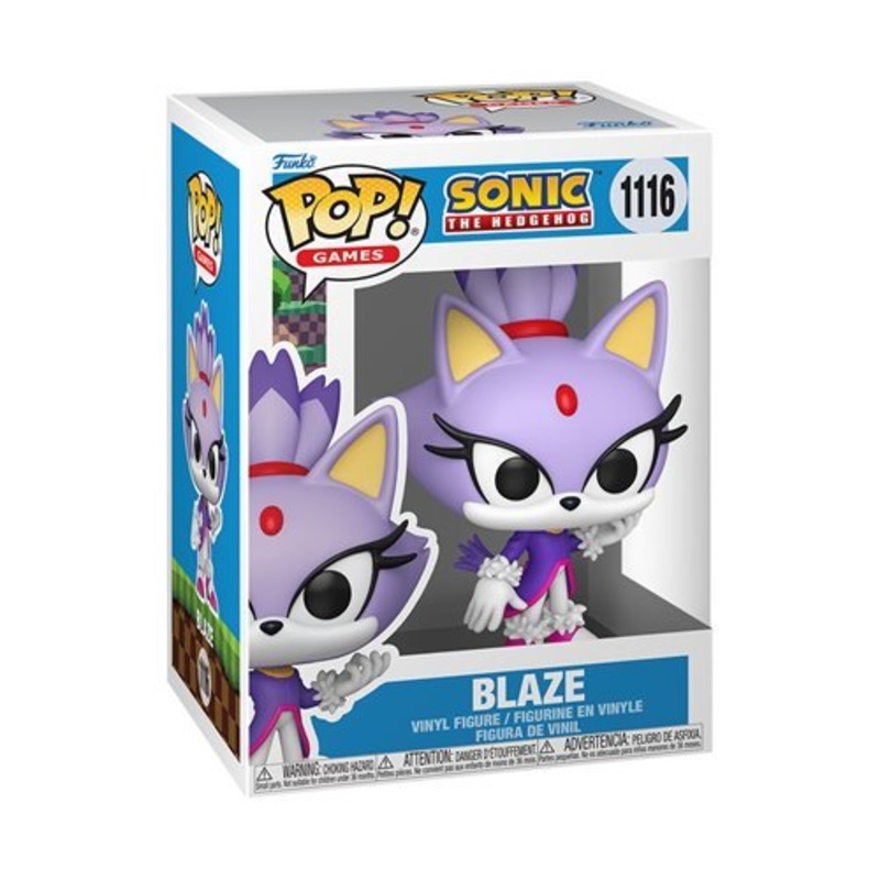 Blaze The Cat #1116 Funko Pop! Games Sonic the Hedgehog - Approx. 5" Collectible Vinyl Figure - Estimated Arrival: Aug. 2025 (PRE-SALE)