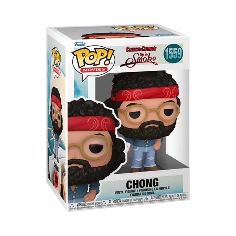 Chong Funko Pop! Cheech & Chong Up in Smoke - Vinyl Figure #1559 with Display Box Protector Case