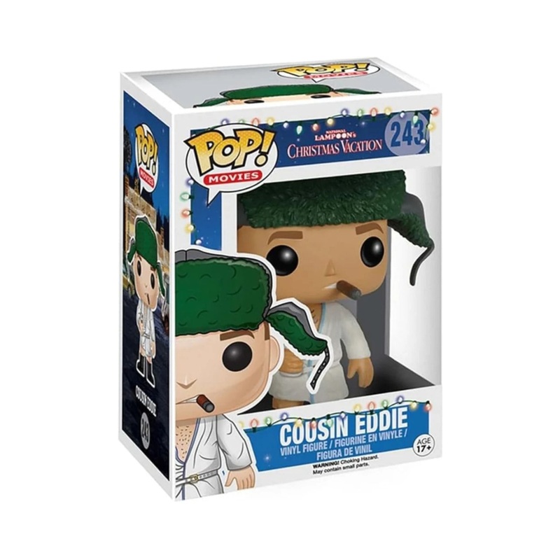 Cousin Eddie Funko Pop! Movies: National Lampoon's Christmas Vacation  - Approx. 3 3/4" Collectible Vinyl Figure #243 with Display Box Protector Case