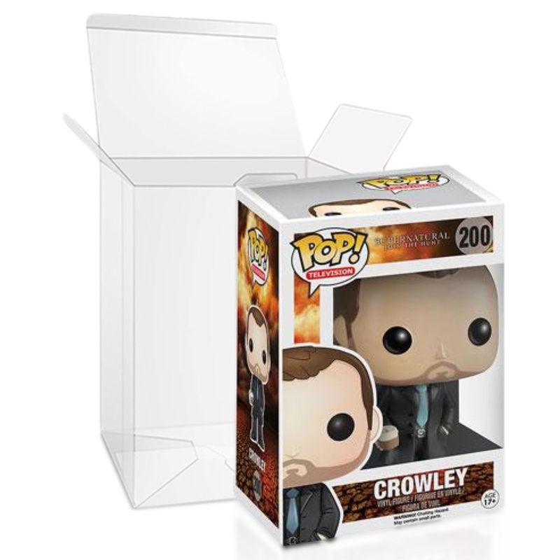 Crowley Funko Pop! Television: Supernatural Join The Hunt - Approx. 3 3/4" Collectible Vinyl Figure #200 with Display Box Protector Case