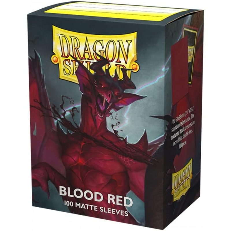 Dragon Shield Sleeves Blood Red 100ct