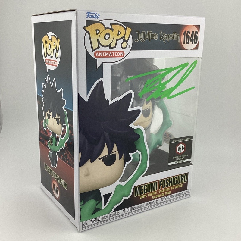 Funko Pop! Jujutsu Kaisen - Megumi Fushiguro - Chalice Collectibles Signed R.D