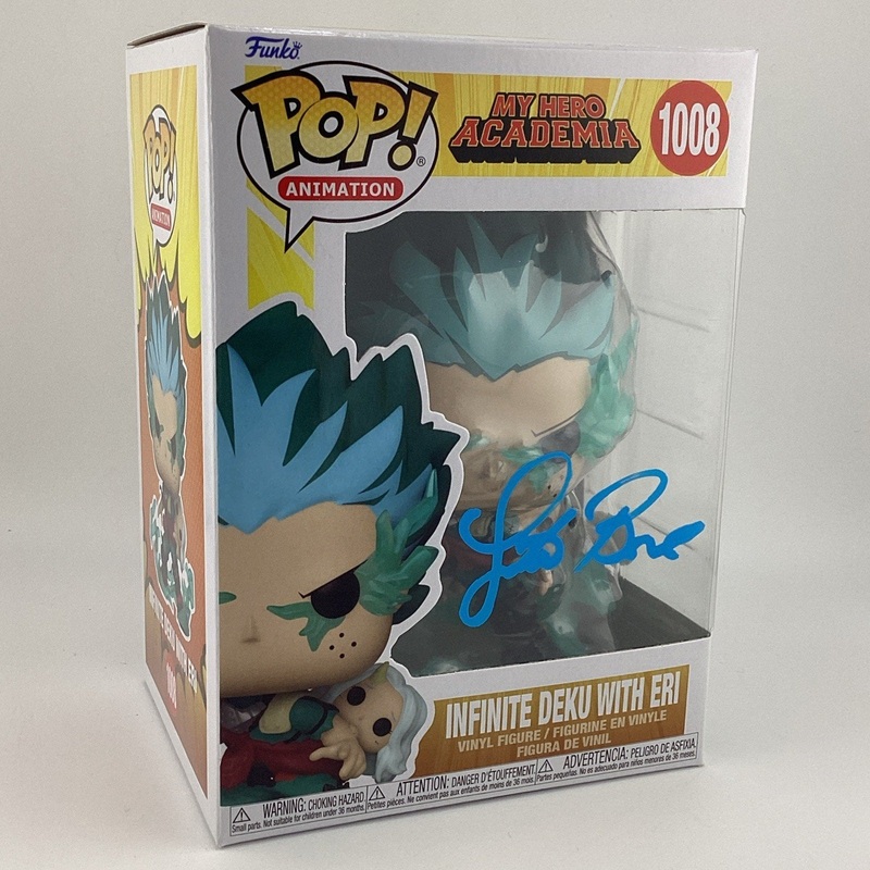 Funko Pop!My Hero Academia - Infinite Deku with Eri Signed By Justin B #1008