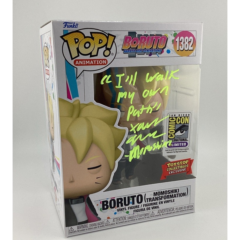 Funko Pop! Naruto Next Generations - Boruto Momoshiki Signed Amanda Miller #1382