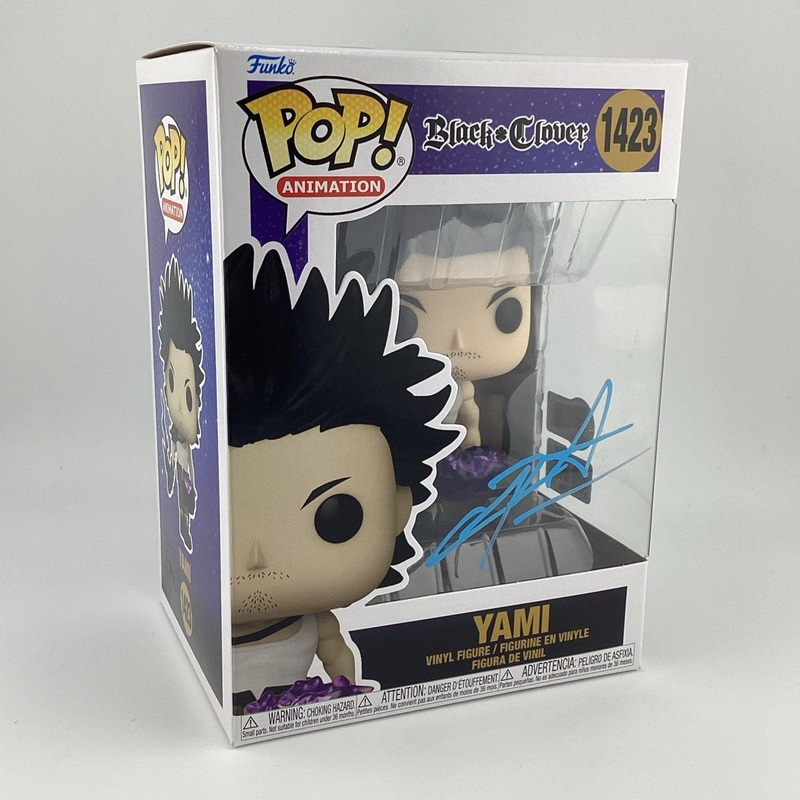 Funko Pop! Vinyl: Black Clover - Yami Signed Christopher Sabat #1423