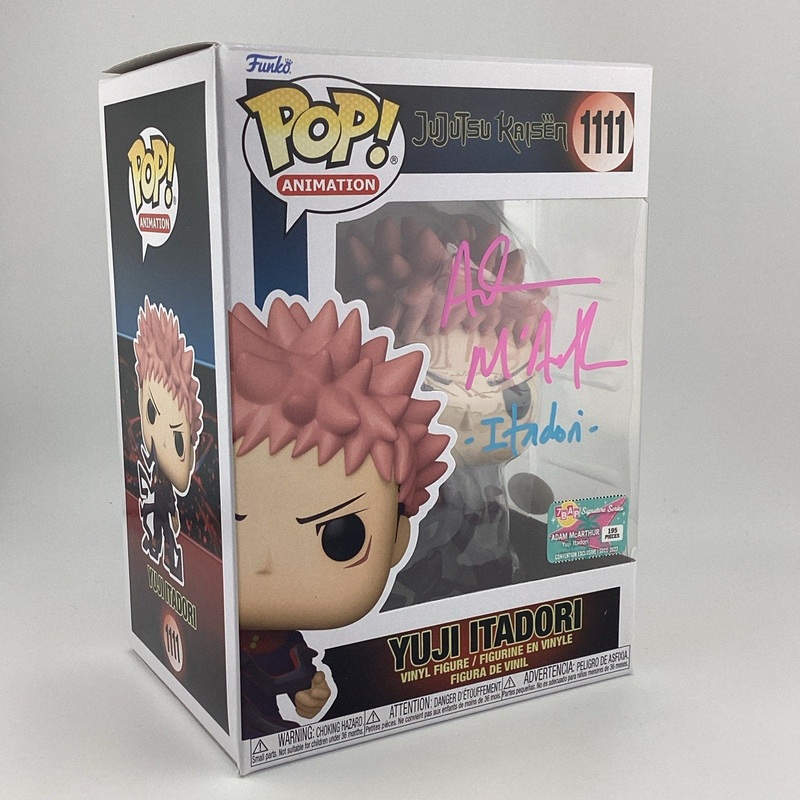 Funko Pop! Vinyl: Jujutsu Kaisen - Yuji Itadori Signed Adam McArthur SDCC #1111
