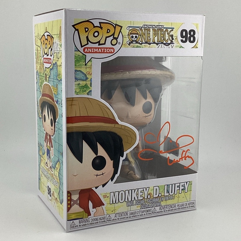 Funko Pop! Vinyl: One Piece - Monkey D. Luffy #98 Signed Colleen Clinkenbeard