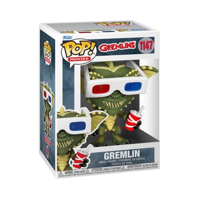 Gremlins Stripe with 3D Glasses Funko Pop! Movies: Gremlins - Approx. 3 3/4" Collectible Vinyl Figure #1147 with Display Box Protector Cas