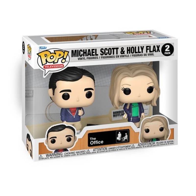 Michael Scott & Holly Flax 2-Pack Funko Pop! Television The Office - Approx. 4" Collectible Vinyl Figures