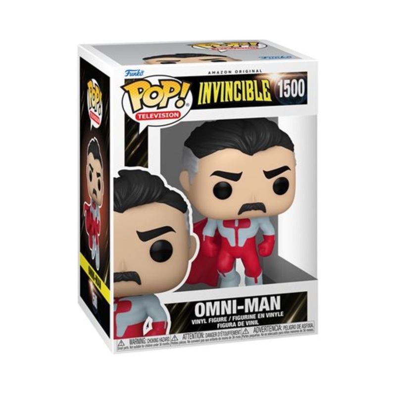 Omni-Man Funko Pop! Television Invincible - Heroic Viltrumite - Approx. 4 3/4" Collectible Vinyl Figure #1500 with Display Box Protector Case