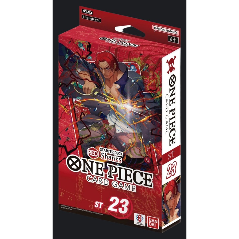 One Piece TCG Starter Deck Shanks RED ST-23 Bandai Namco (50-Card Deck)