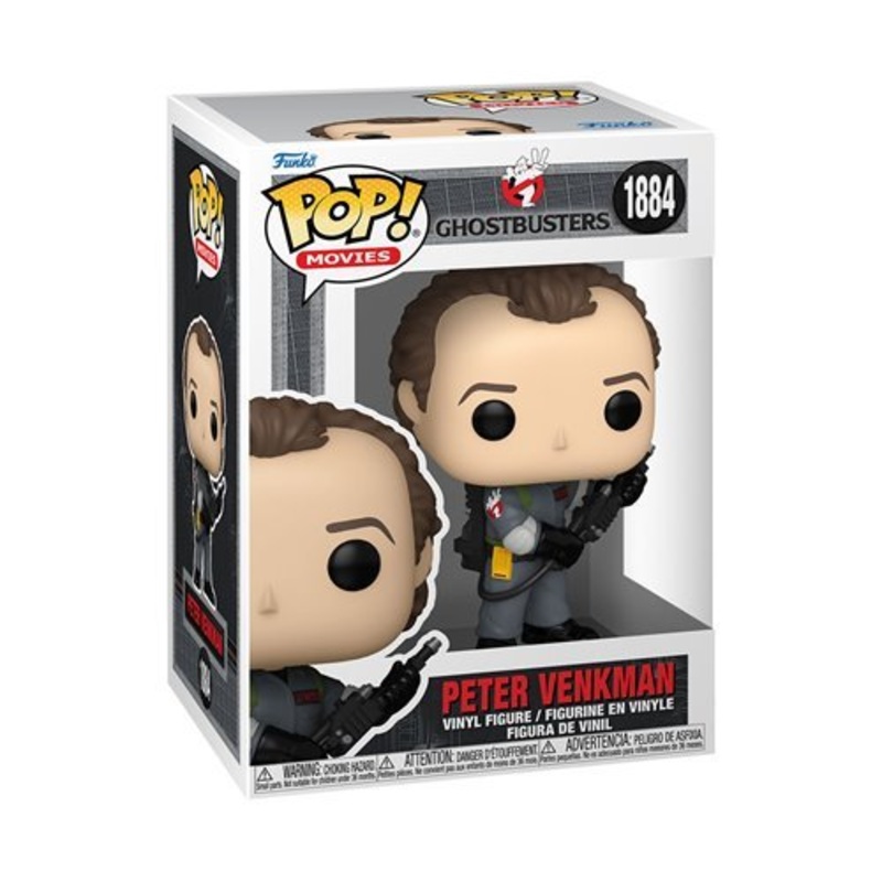 Peter Venkman #1884 Funko Pop! Movies Ghostbusters 2 - Approx. 4" Collectible Vinyl Figure Bundled with Display Box Protector Case