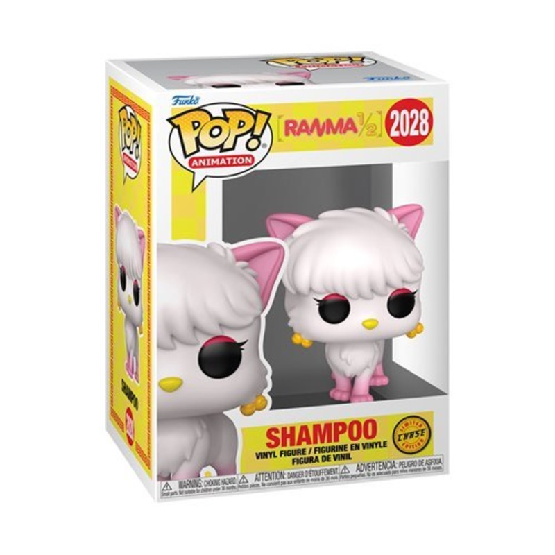 Shampoo #2028 Funko Pop! Animation Ranma 1/2 - Approx. 4 1/2" Chase Limited Edition Collectible Vinyl Figure Bundled with Display Box Protector Case