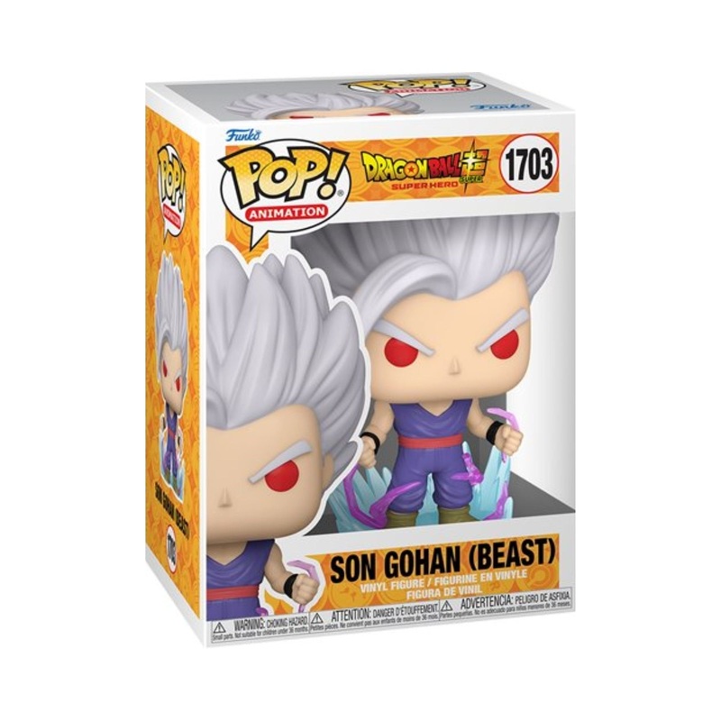 Son Gohan (Beast) Funko Pop! Animation: Dragon Ball Super Hero - Collectible Vinyl Figure #1703 with Display Box Protector Case