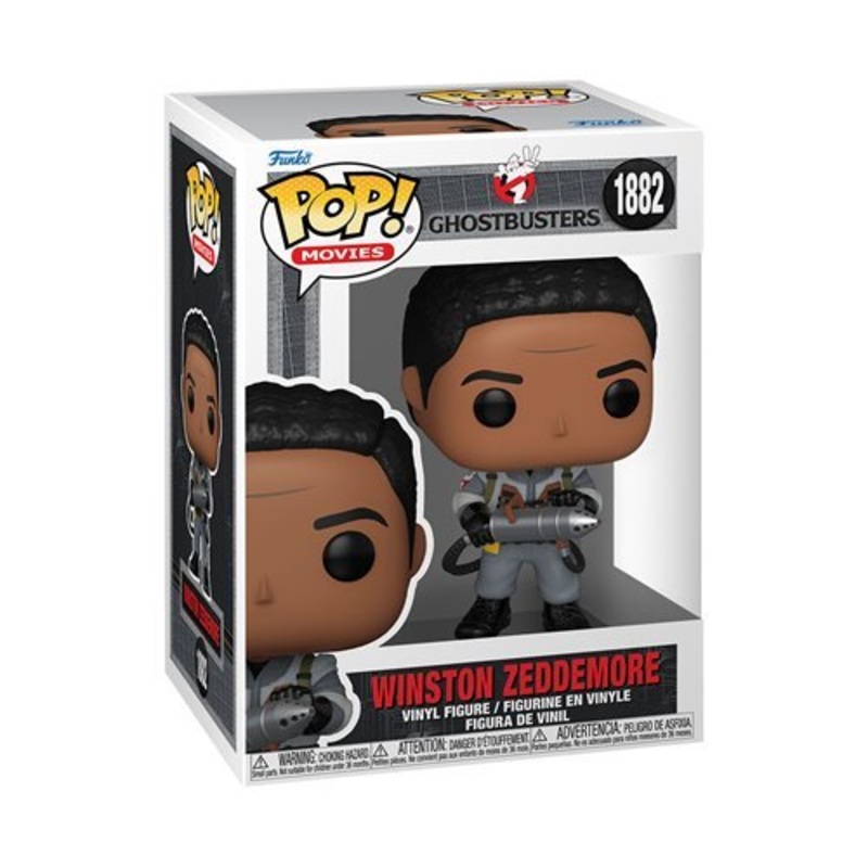 Winston Zeddemore #1882 Funko Pop! Movies Ghostbusters 2 - Approx. 4" Collectible Vinyl Figure Bundled with Display Box Protector Case