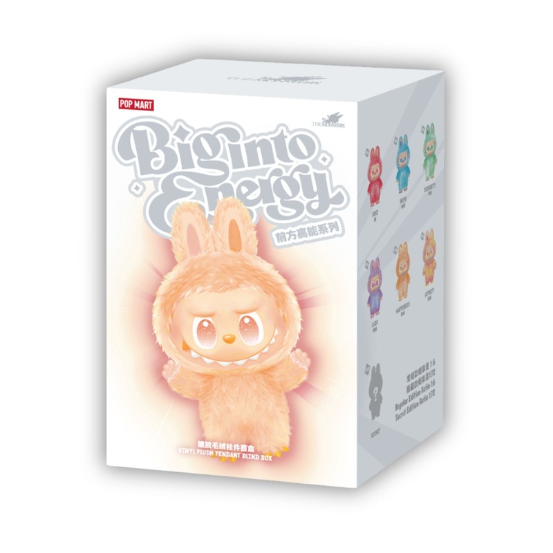 1 Pcs Genuine POPMART Labubu Big Into Energy Blind Box  Pop Mart The Monsters Labubu Doll Pop Mart Blind Box Collectible Figure