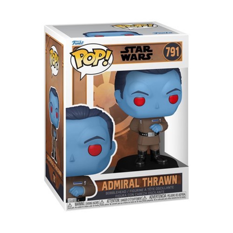 Admiral Thrawn #791 Funko Pop! Star Wars: Tales of the Empire - Approx. 4 1/2" Collectible Vinyl Figure Bundled with Display Box Protector Case