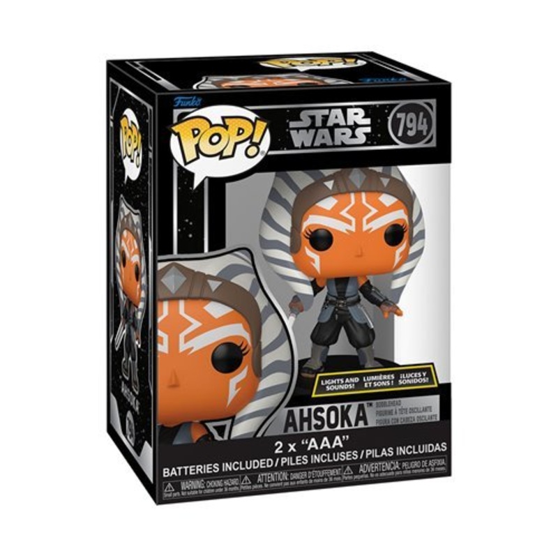 Ahsoka SFX Premium #794 Funko Pop! Star Wars - Approx. 4 3/4" Collectible Bobblehead Figure Features Lights and Sound Effects - Estimated Arrival: Aug. 2025 (PRE-SALE)