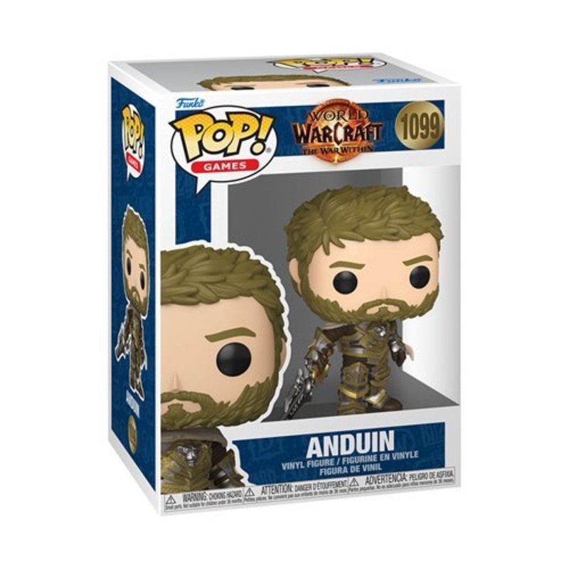 Anduin #1099 Funko Pop! Games World of Warcraft: The War Within - Approx. 4" Collectible Vinyl Figure Bundled with Display Box Protector Case - Estimated Arrival: Aug. 2025 (PRE-SALE)