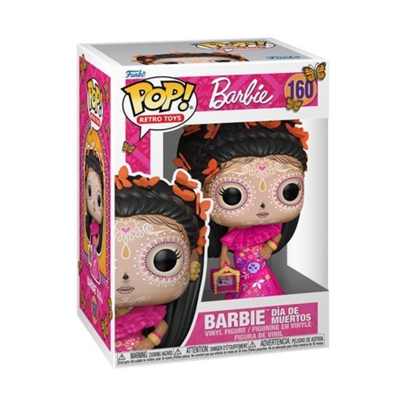 Barbie Dia de Los Muertos #160 Funko Pop! Retro Toys Barbie - Approx. 4 1/2" Collectible Vinyl Figure Bundled with Display Box Protector Case - Estimated Arrival: Jul. 2025 (PRE-SALE)
