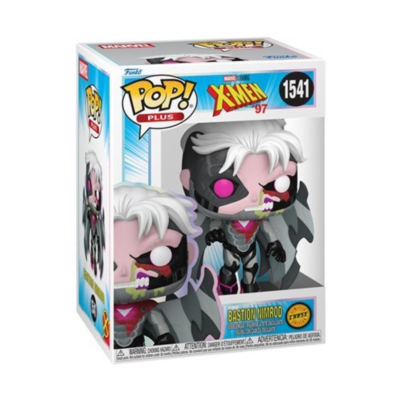 Bastion Nimrod #1541 Funko Pop! Plus Marvel Studios X-Men '97 - Approx. 4 1/2" Chase Limited Edition Collectible Vinyl Figure Bundled with Display Box Protector Case