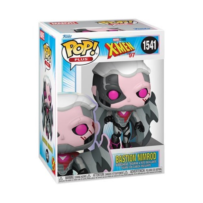 Bastion Nimrod #1541 Funko Pop! Plus Marvel Studios X-Men '97 - Approx. 4 1/2" Collectible Vinyl Figure Bundled with Display Box Protector Case