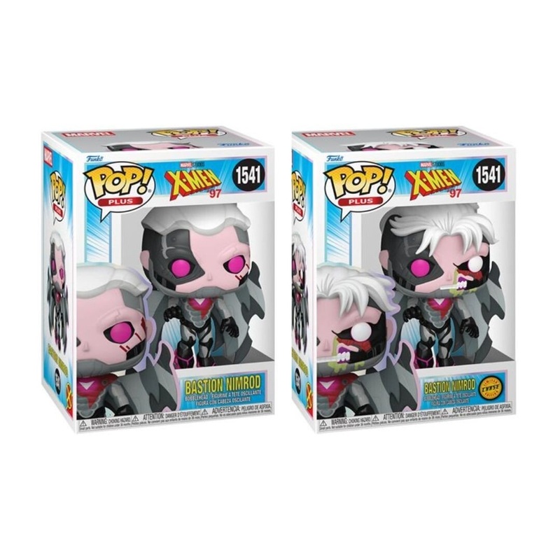 Bastion Nimrod #1541 Funko Pop! Plus Marvel Studios X-Men '97 - Set of 2 (Chase and Common) Collectible Vinyl Figures