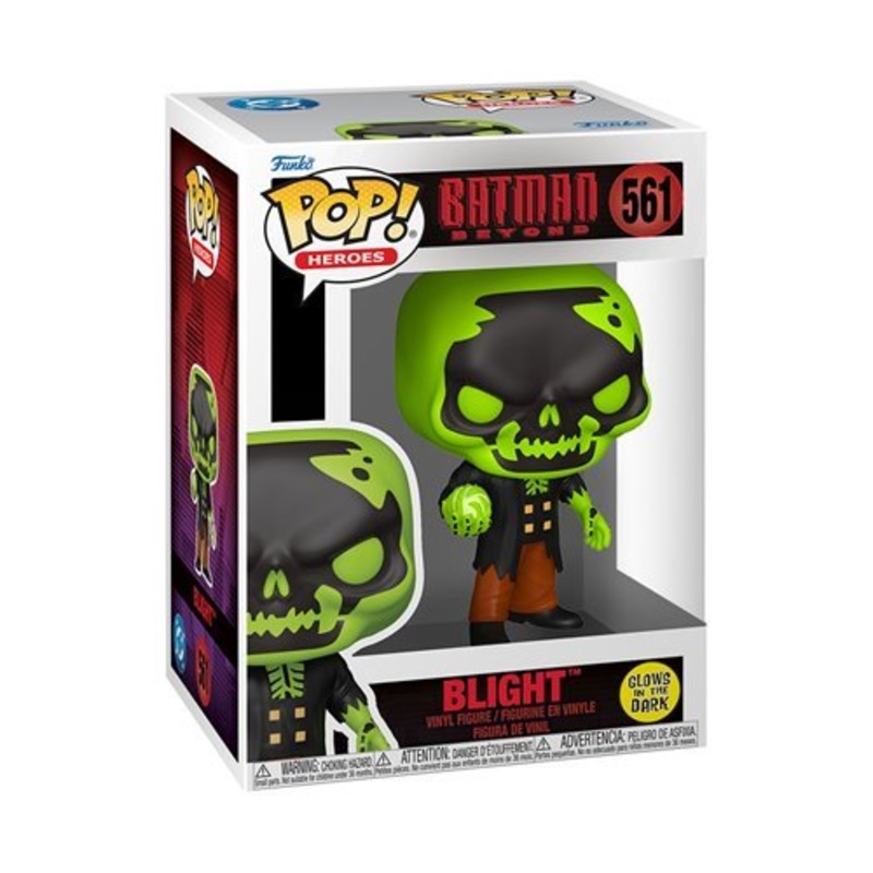 Blight #561 Funko Pop! Heroes Batman Beyond - Approx. 3 3/4" Glow-in-the-Dark Collectible Vinyl Figure Bundled with Display Box Protector Case