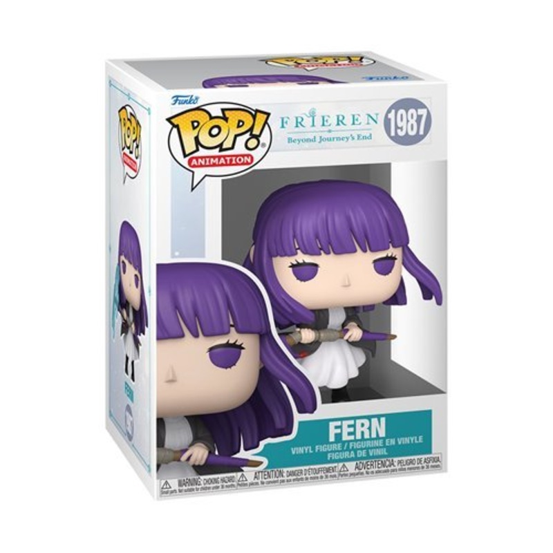 Fern #1987 Funko Pop! Animation Frieren: Beyond Journeys End - Approx. 3 3/4" Collectible Vinyl Figure Bundled with Display Box Protector Case