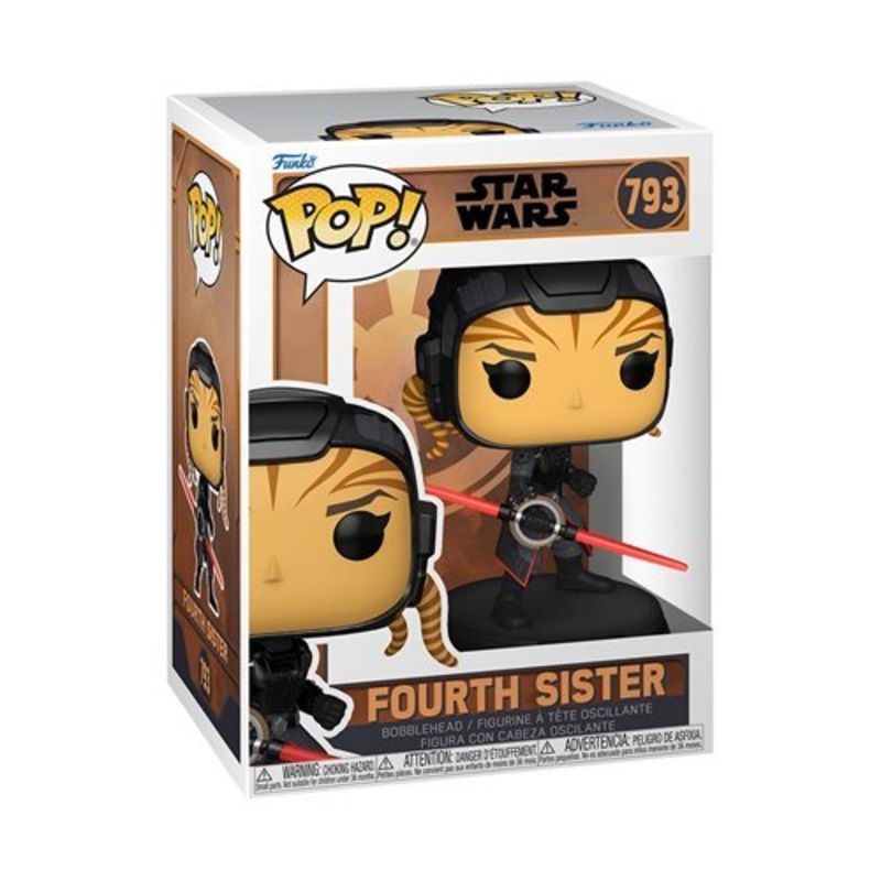 Fourth Sister #793 Funko Pop! Star Wars: Tales of the Empire - Approx. 4 1/4" Glows In The Dark Collectible Vinyl Figure Bundled with Display Box Protector Case