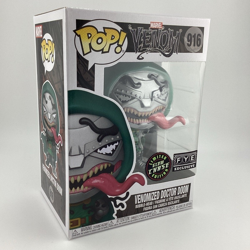Funko Pop! Vinyl: Marvel - Venomized Doctor Doom (Chase Glows) #916