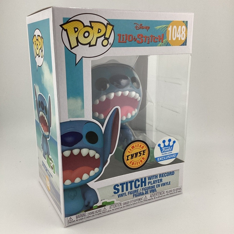 Funko Pop! Vinyl: Stitch with Record Player (Chase) - Funko Web (FW)  #1048