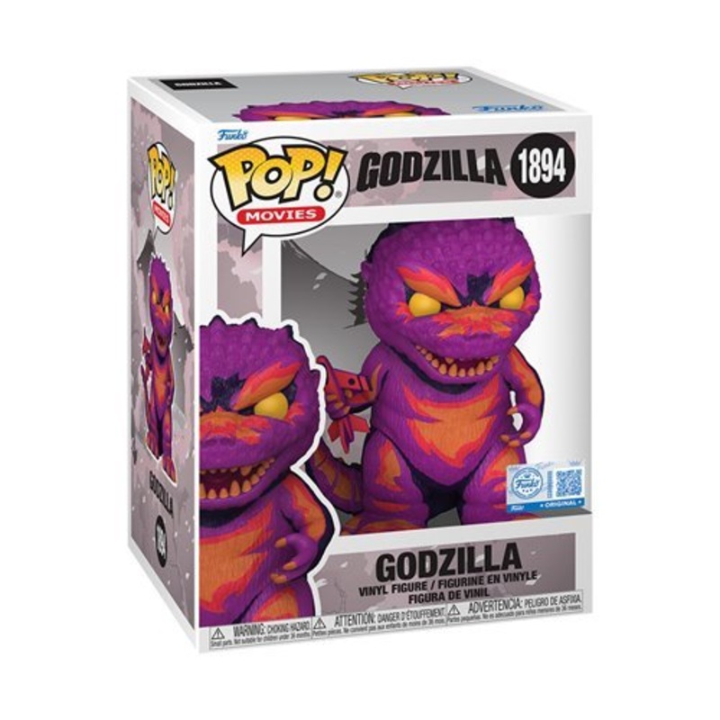 Godzilla Premium #1894 Funko Pop! Movies Godzilla Retro Futurism Art - Approx. 4 1/2" Exclusive Collectible Vinyl Figure