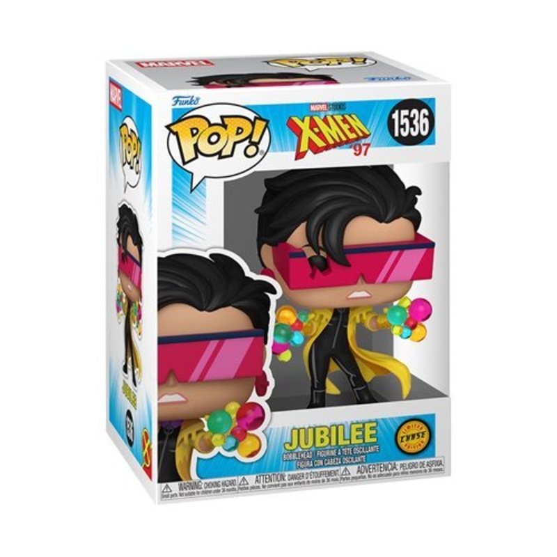 Jubilee #1536 Funko Pop! Marvel Studios X-Men '97 - Approx. 4" Chase Limited Edition Collectible Vinyl Figure Bundled with Display Box Protector Case