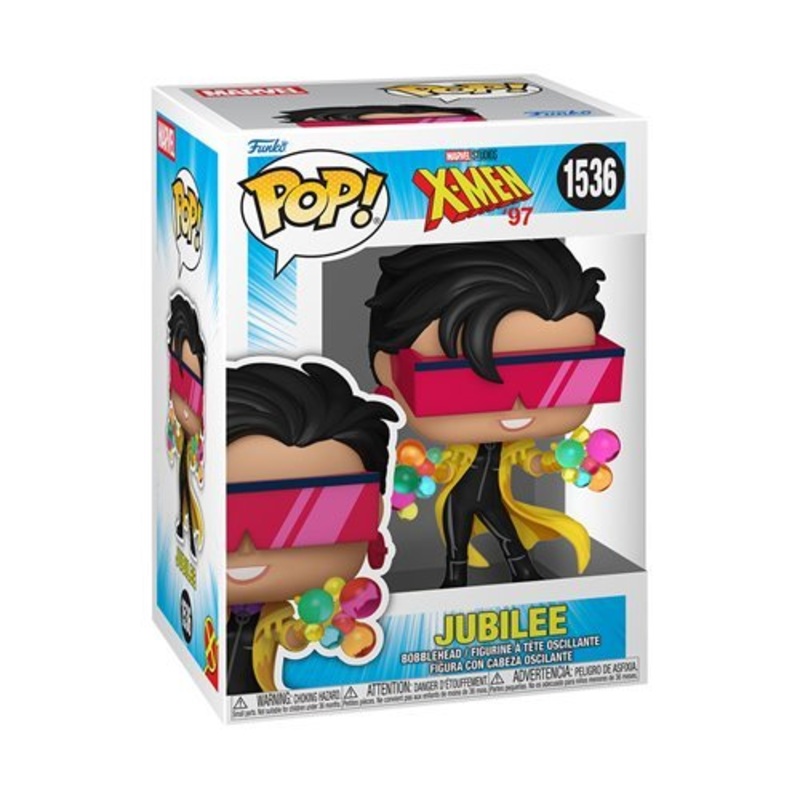 Jubilee #1536 Funko Pop! Marvel Studios X-Men '97 - Approx. 4" Collectible Vinyl Figure Bundled with Display Box Protector Case