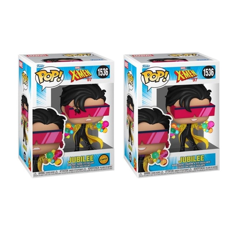 Jubilee #1536 Funko Pop! Marvel Studios X-Men '97 - Set of 2 (Chase and Common) Collectible Vinyl Figures