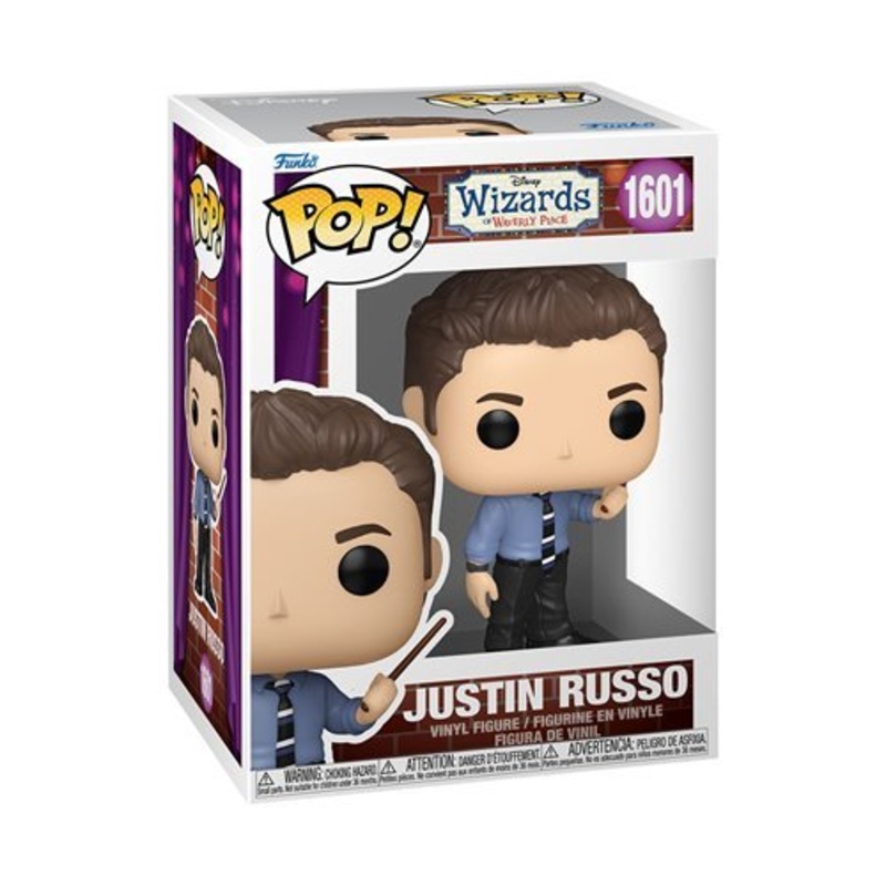Justin Russo #1601 Funko Pop! Wizards of Waverly Place - Approx. 4" Collectible Vinyl Figure Bundled with Display Box Protector Case