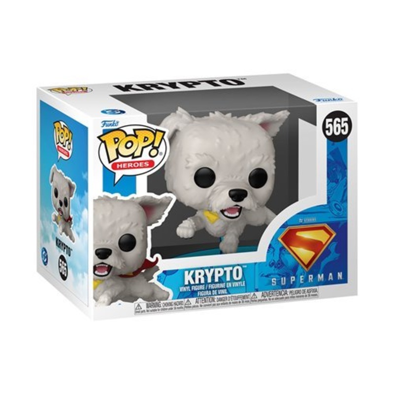 Krypto #565 Funko Pop! Heroes Superman (2025 Movie) - Approx. 3 1/2" Collectible Vinyl Figure