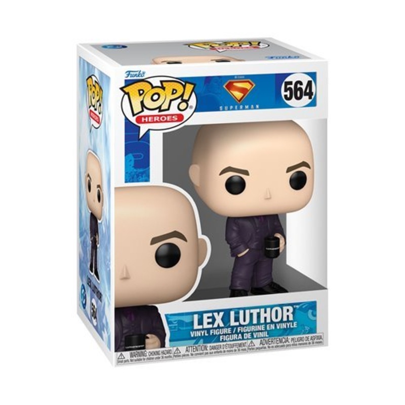 Lex Luthor #564 Funko Pop! Heroes Superman (2025 Movie) - Approx. 3 3/4" Collectible Vinyl Figure Bundled with Display Box Protector Case